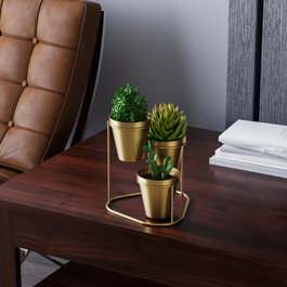 Aberto Design GED-014-B Accesorio Decorativo de Metal Dorado